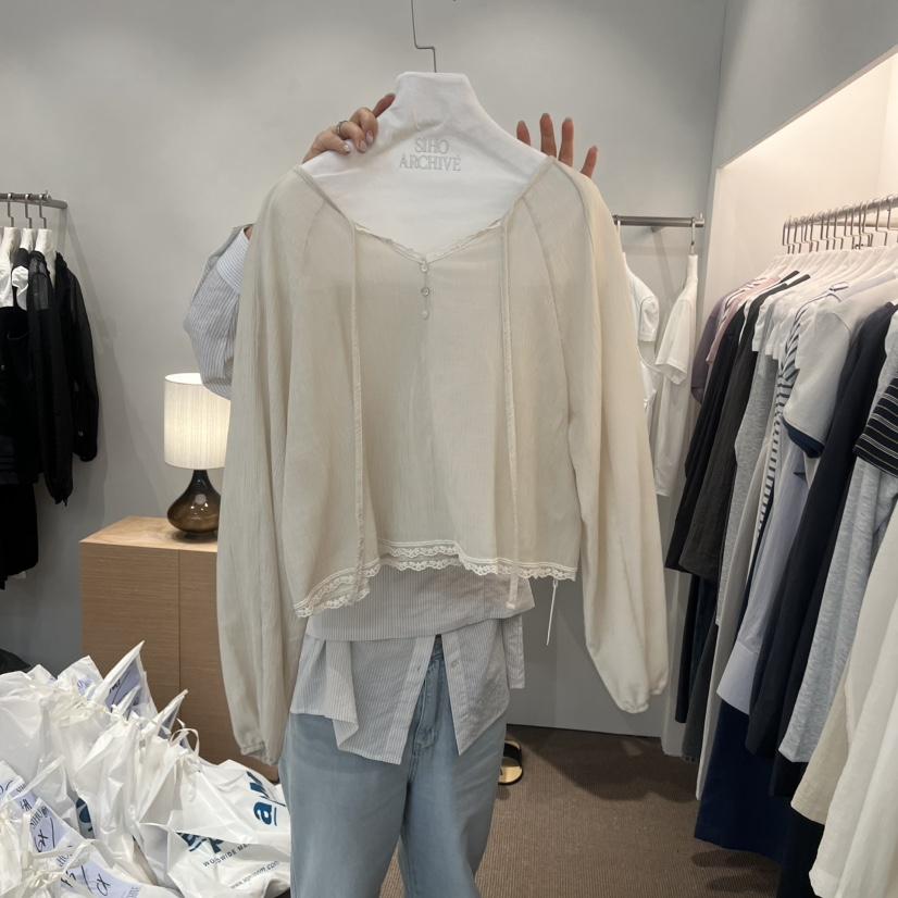 SIHO ARCHIVE韓國東大門代購女裝新品26春夏人氣襯衫蕾絲衫SIHO ARCHIVE襯衫/蕾絲衫