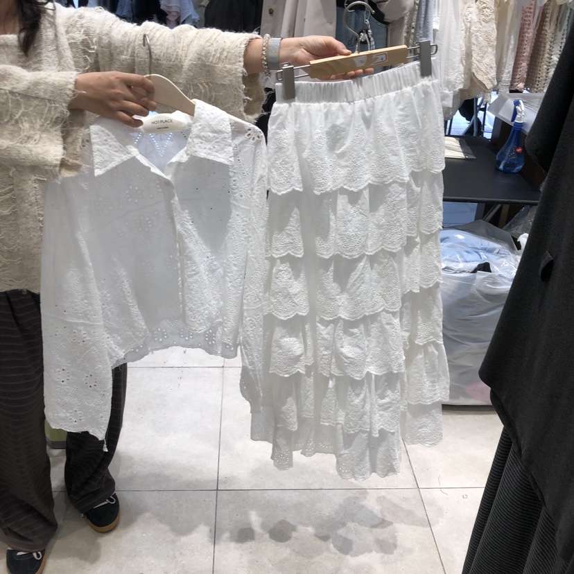 DREAM GIRIS/HOT PLACE韓國直郵女裝新品熱賣套裝刺繡套裝DREAM GIRIS/HOT PLACE套裝