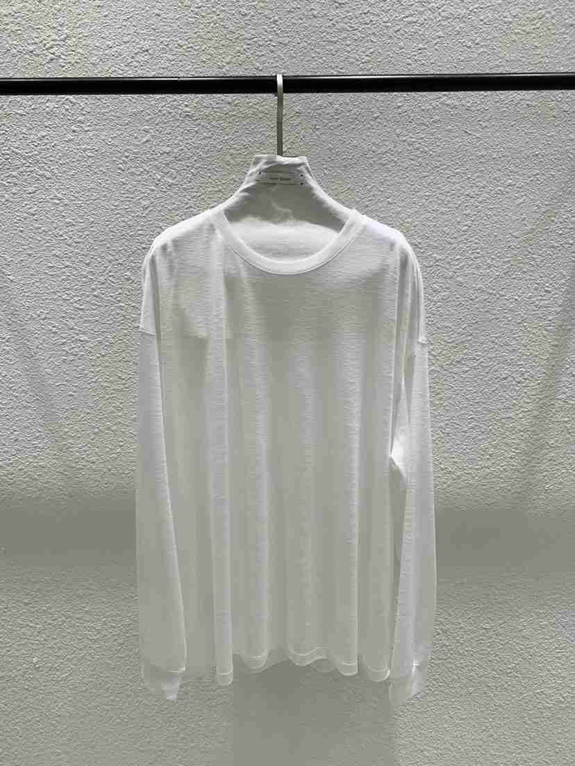 LUCY SALON韓國直郵實拍女士新品職業時尚長袖T恤透明寬松LUCY SALON長袖T恤