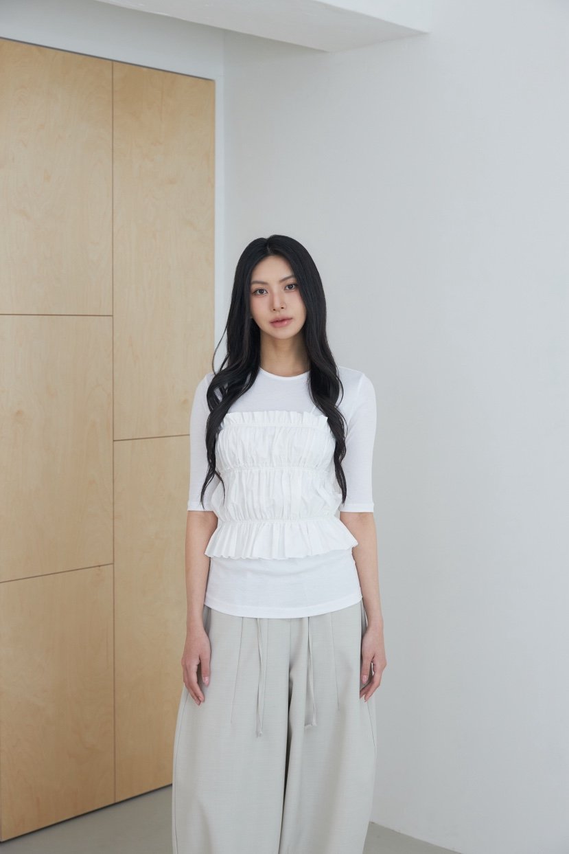 LE-PPL韓國代購女裝新品26春夏時尚職業推薦休閑T恤套裝LE-PPLT恤