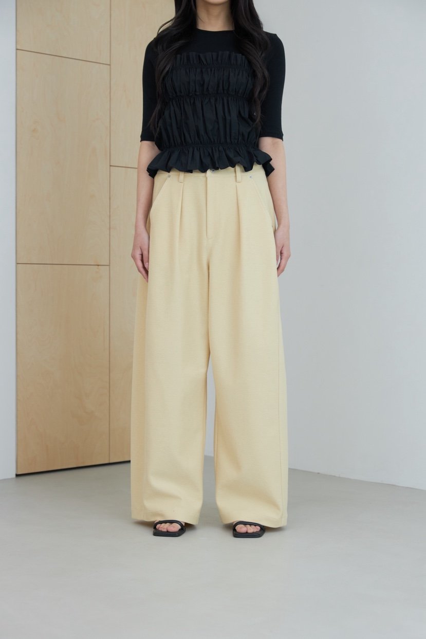 LE-PPL韓國代購女裝新款休閑人氣時尚熱賣職業26春夏休閑褲LE-PPL休閑褲