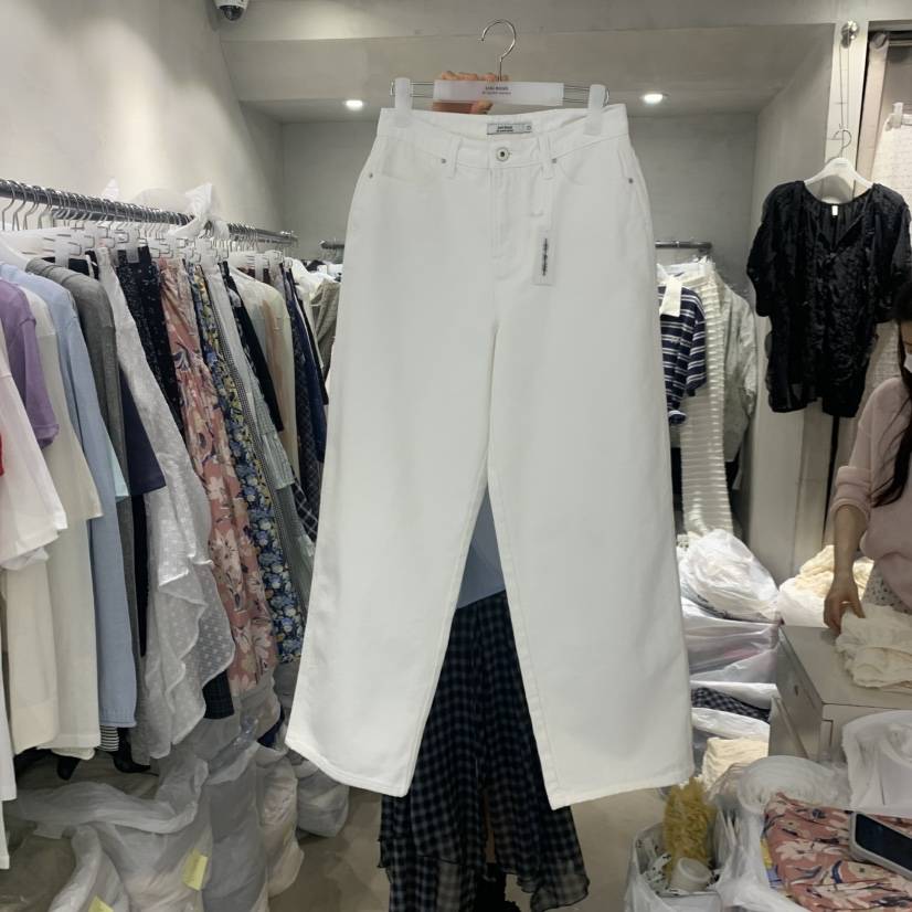 LOGROAD韓國東大門代購女裝新品熱賣推薦26春夏職業牛仔褲LOG ROAD牛仔褲