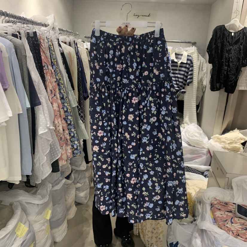 LOGROAD韓國東大門代購女士新款人氣熱賣時尚半身裙中短裙LOG ROAD半身裙/中短裙