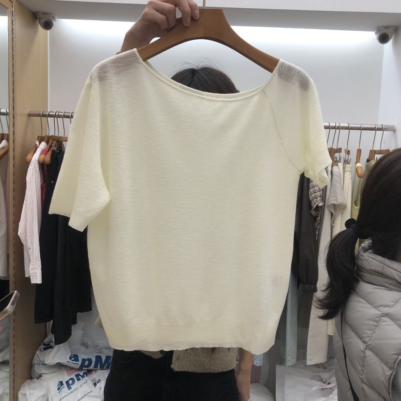 DRESS ROOM韓國直郵女士新款職業推薦人氣休閑熱賣26春夏T恤DRESS ROOMT恤