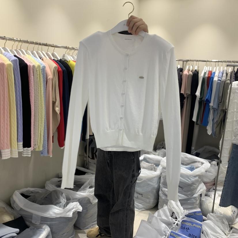 ENDOLPHIN韓國代購女裝新款26春夏休閑職業針織衫羊毛衫開襟ENDOLPHIN針織衫