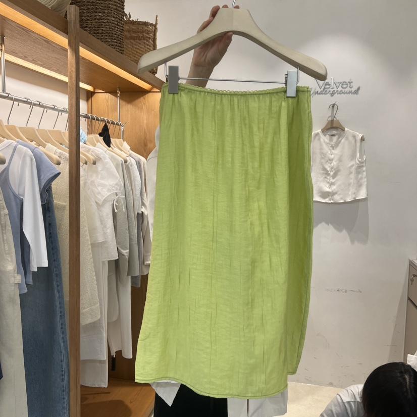 VELVET UNDERGROUND韓國東大門直郵女士新款時尚半身裙中短裙VELVET UNDERGROUND半身裙/中短裙
