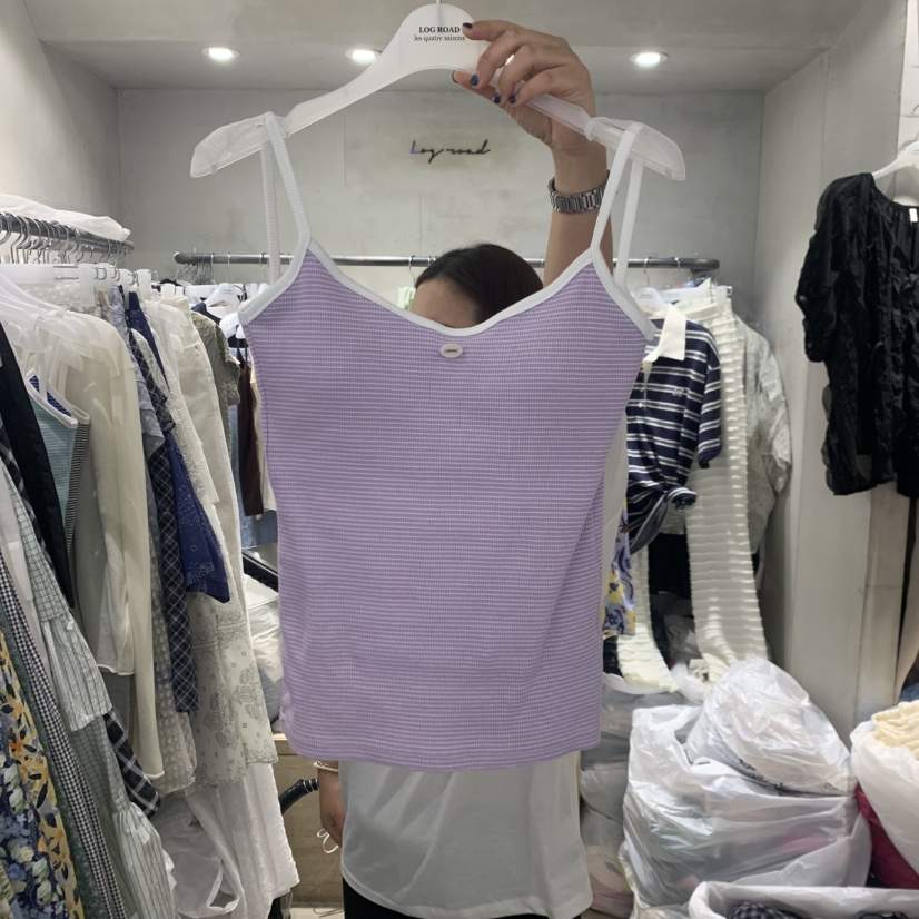 LOGROAD韓國直郵實拍女士新款推薦時尚休閑職業熱賣吊帶背心LOG ROAD吊帶/背心