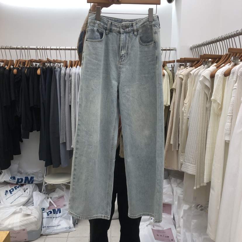 DRESS ROOM韓國東大門代購女士新品推薦職業時尚26春夏牛仔褲DRESS ROOM牛仔褲