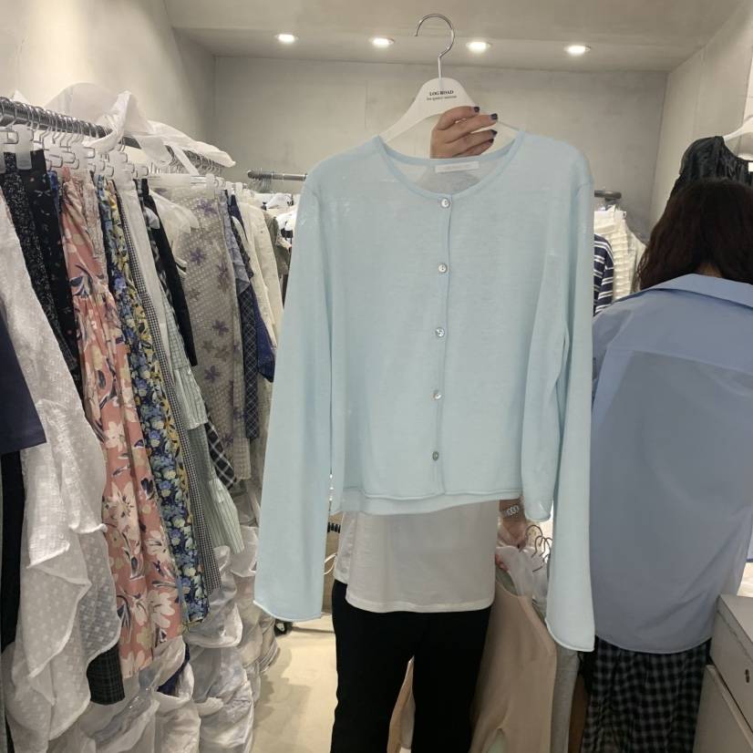 LOGROAD韓國直郵實拍女裝新款26春夏人氣職業推薦時尚針織衫LOG ROAD針織衫