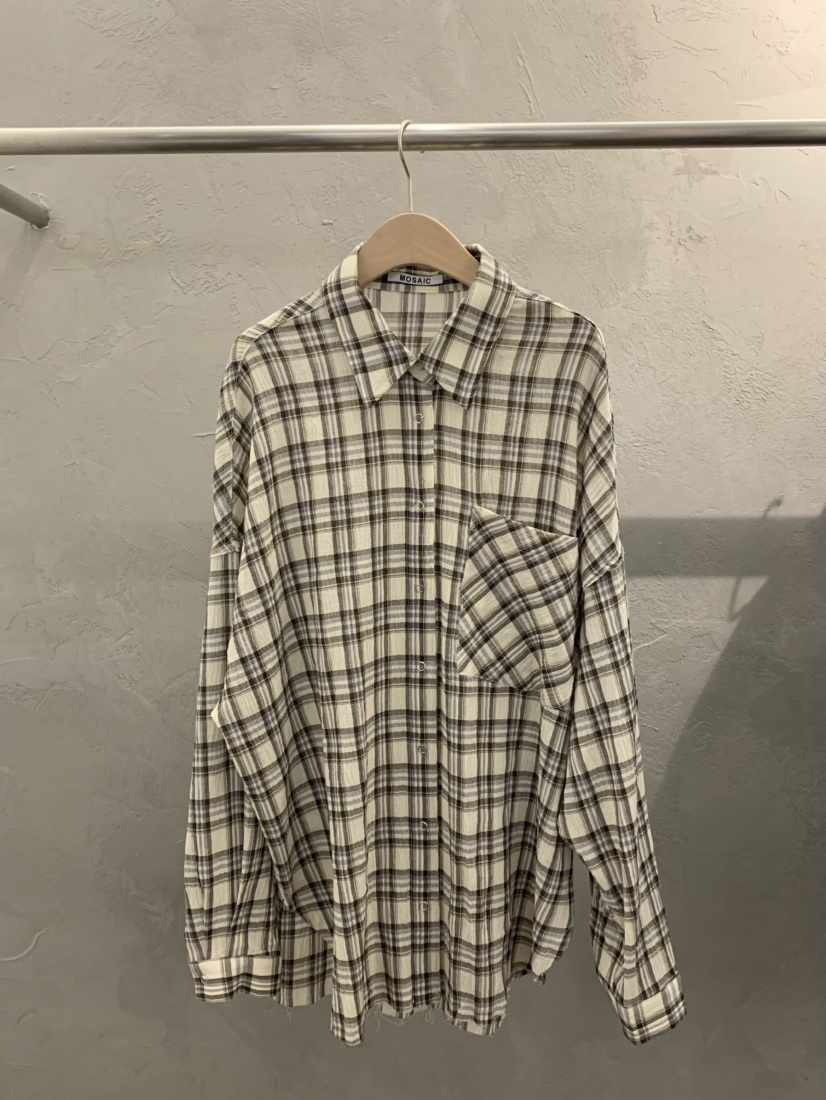 MOSAIC韓國東大門直郵女士新品時尚職業熱賣人氣襯衫蕾絲衫MOSAIC襯衫/蕾絲衫