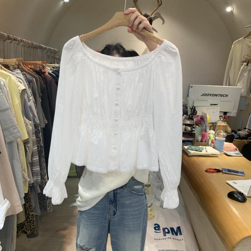 BLACKFRIDAY韓國代購女裝新品時尚熱賣休閑人氣襯衫蕾絲衫BLACK FRIDAY襯衫/蕾絲衫