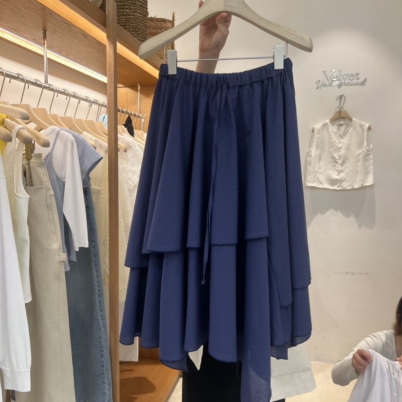 VELVET UNDERGROUND韓國東大門直郵女士新品推薦半身裙中短裙VELVET UNDERGROUND半身裙/中短裙