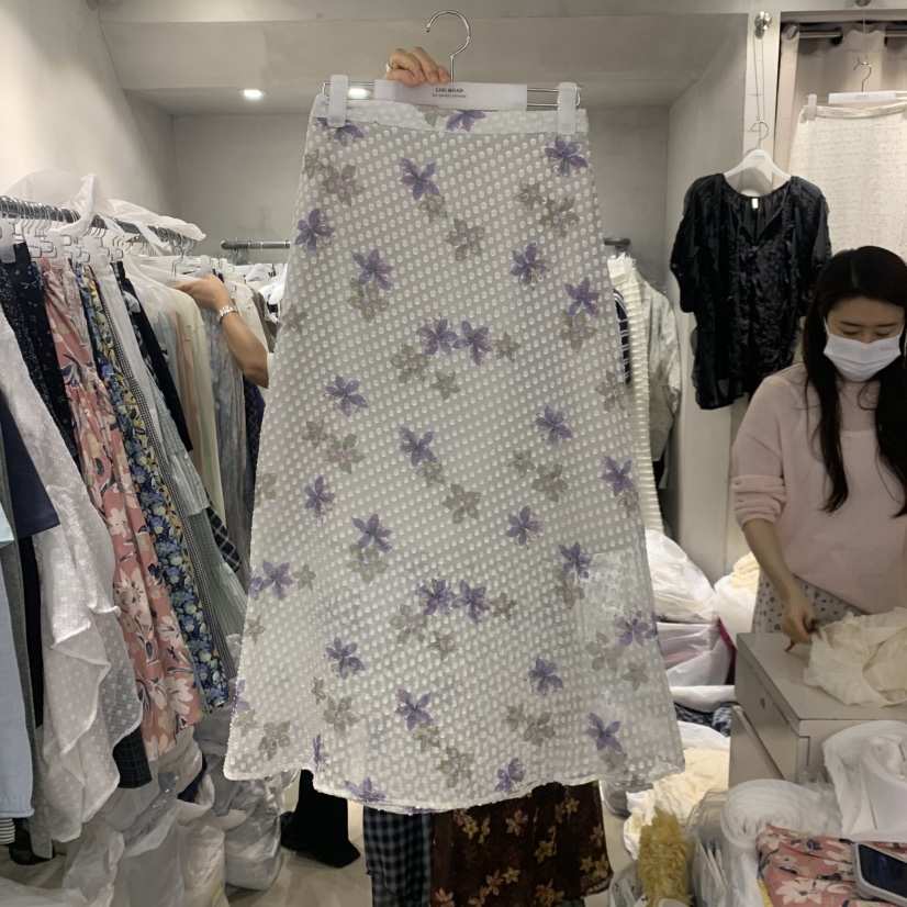 LOGROAD韓國東大門代購女士新款時尚熱賣人氣半身裙中短裙LOG ROAD半身裙/中短裙