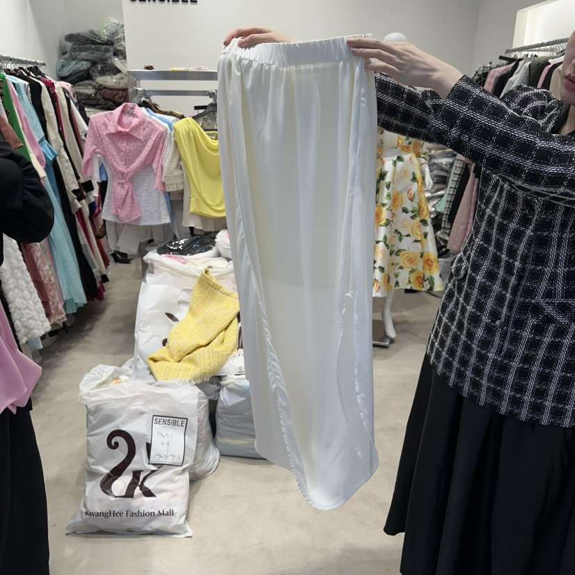 SENSIBLE-S韓國代購女士新款休閑推薦熱賣26春夏長裙雪紡燈籠SENSIBLE長裙