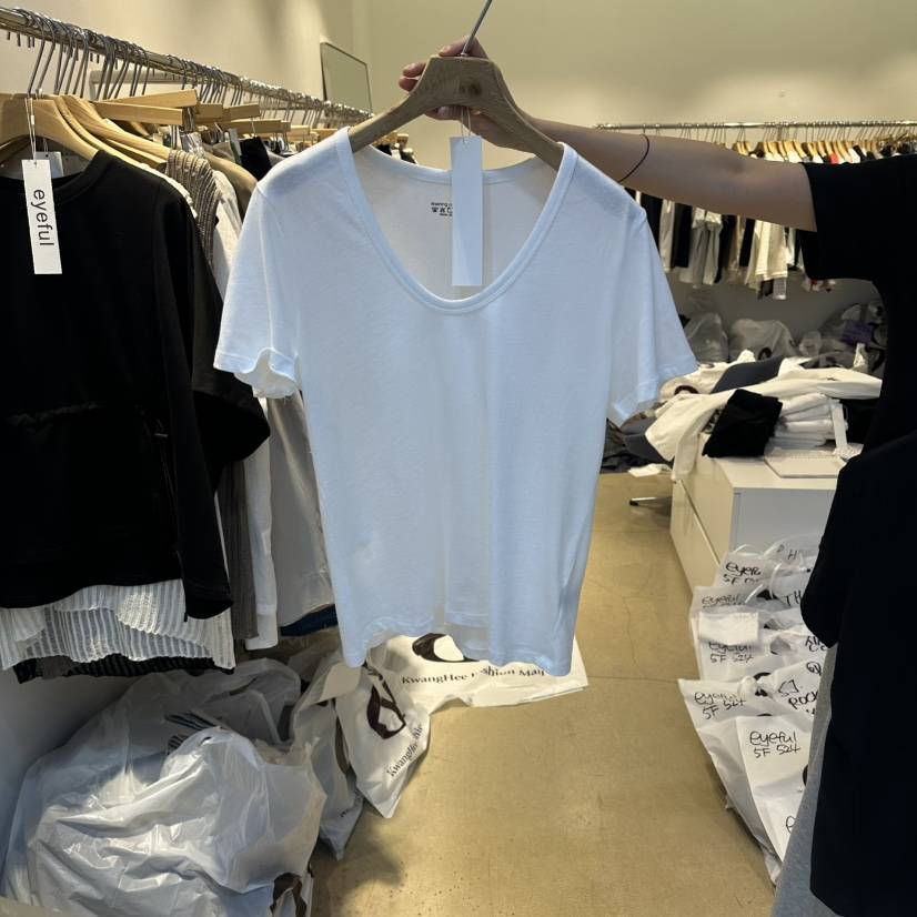 EYEFUL-Q韓國東大門直郵女裝新款時尚26春夏職業推薦T恤eyefulT恤