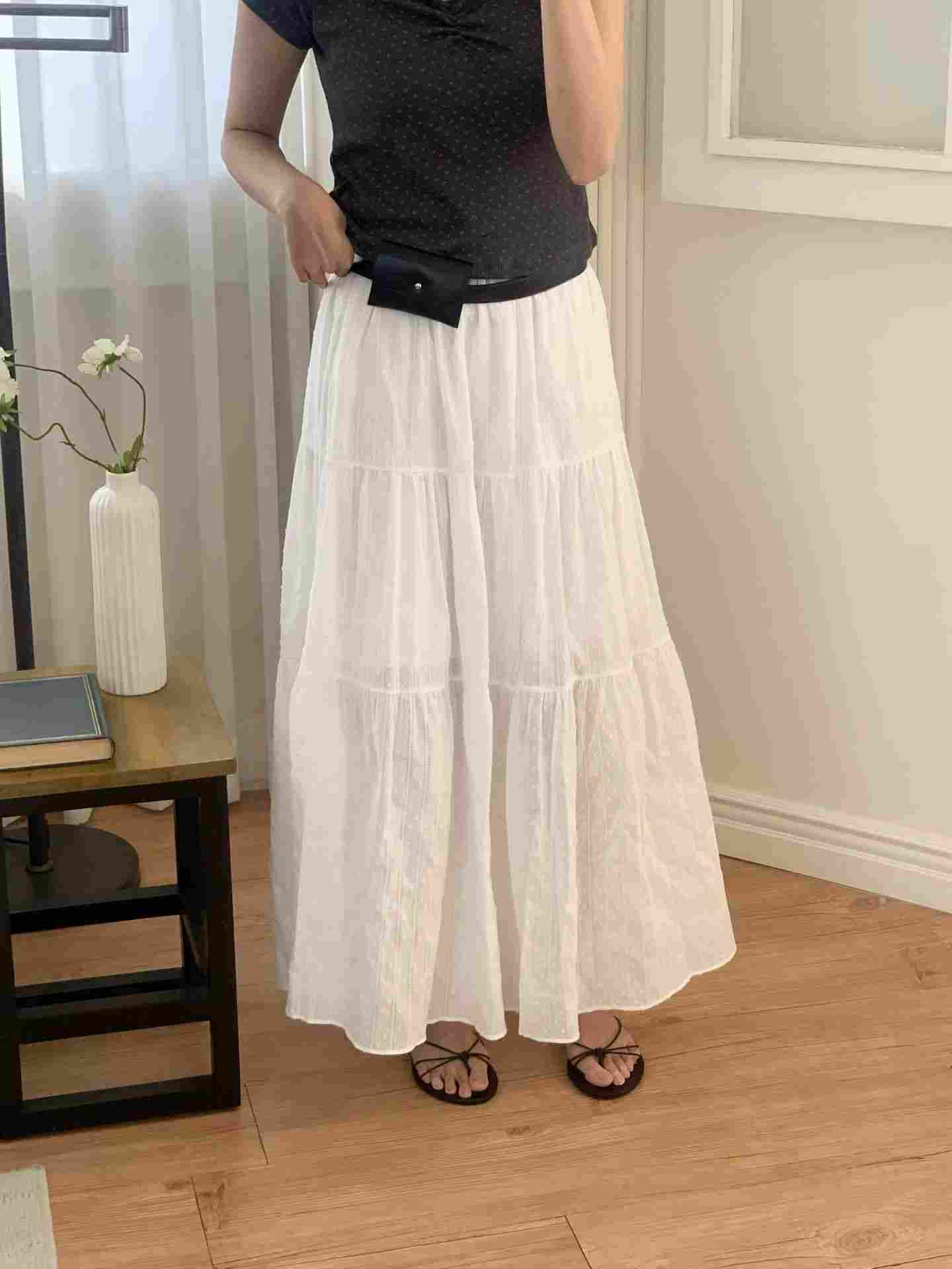 SLEEK-슬릭-OT韓國直郵實拍女裝新款人氣時尚熱賣休閑長裙SLEEK長裙