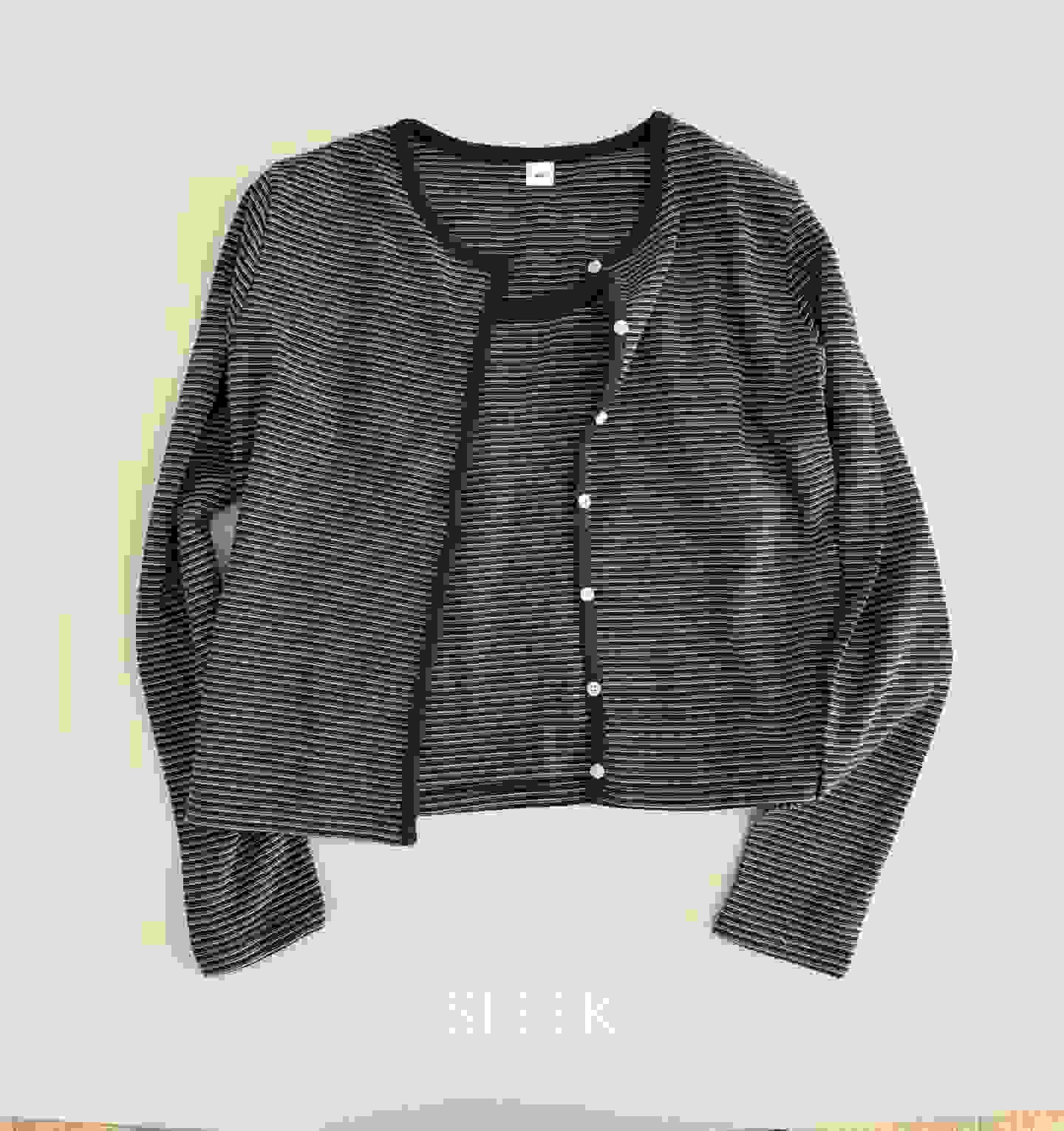 SLEEK-슬릭-OT韓國代購女裝新品熱賣職業推薦套裝套裝條紋SLEEK套裝