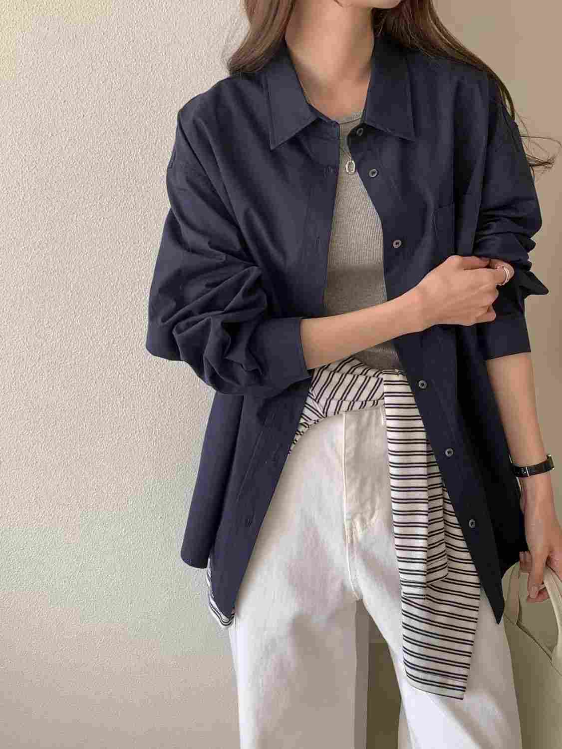 SUNDAY/FF韓國代購女裝新品休閑職業熱賣26春夏襯衫蕾絲衫SUNDAY/FF襯衫/蕾絲衫