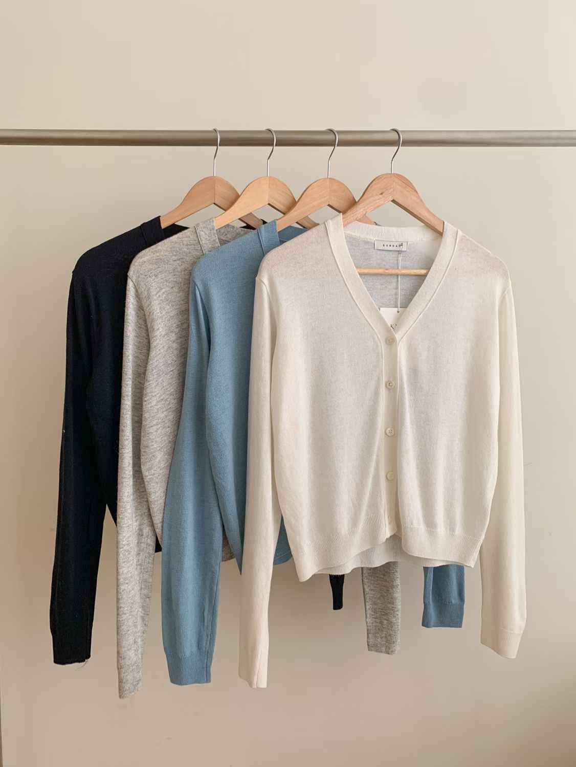 SUNDAY/FF東大門代購女士新款休閑時尚針織衫不含內搭絲綢SUNDAY/FF針織衫