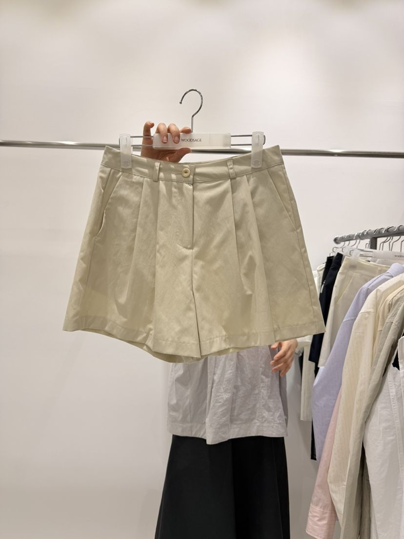 WOOD SAGE韓國東大門直郵女裝新款熱賣26春夏推薦休閑短褲WOOD SAGE短褲