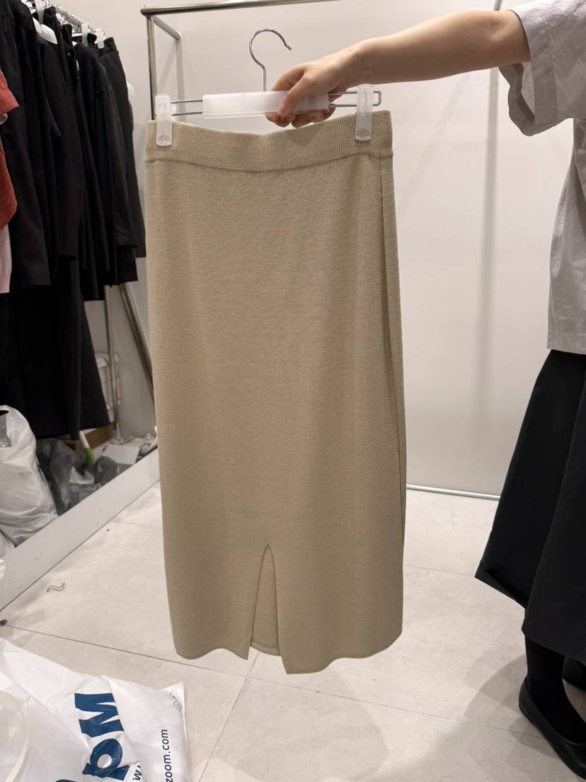 WOOD SAGE韓國代購女裝新款人氣熱賣時尚半身裙中短裙亞麻WOOD SAGE半身裙/中短裙