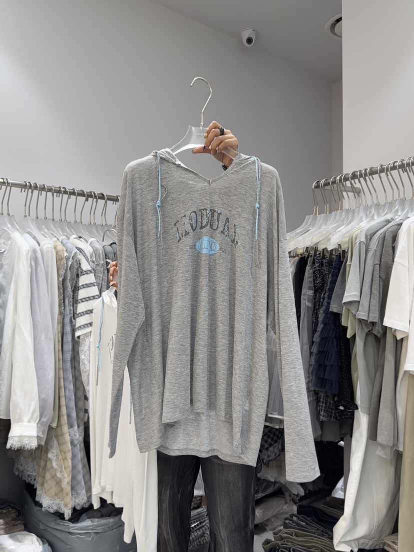 LOOKK/MIMME韓國東大門直郵女士新品26春夏熱賣休閑長袖T恤LOOKK/MIMME長袖T恤