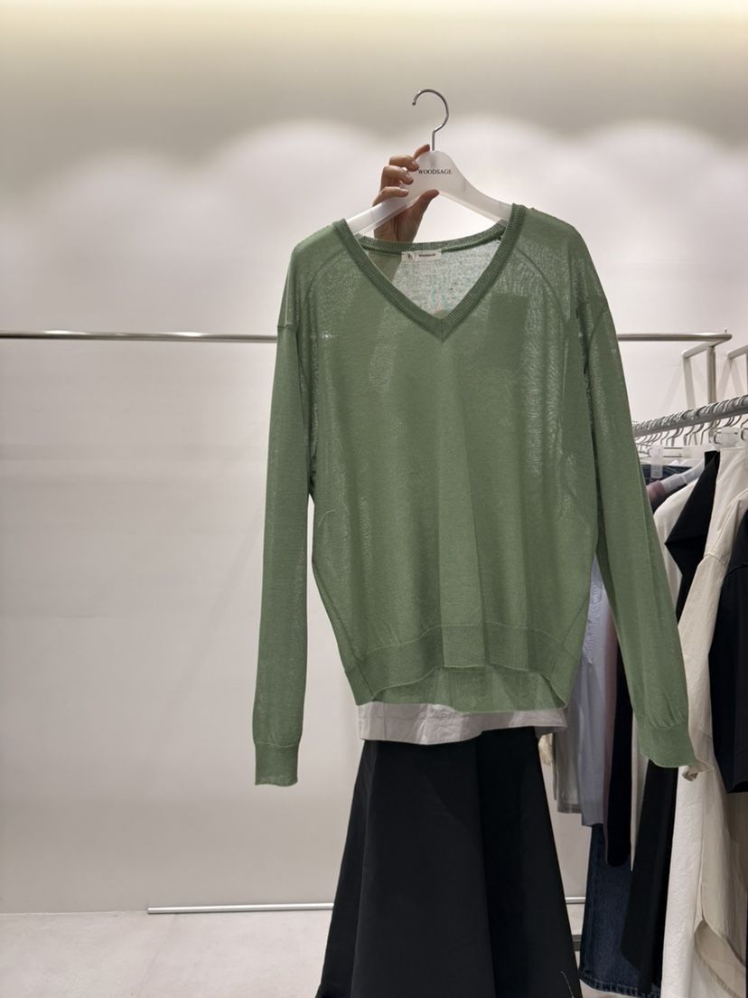 WOOD SAGE韓國東大門代購女士新品26春夏職業熱賣針織衫WOOD SAGE針織衫
