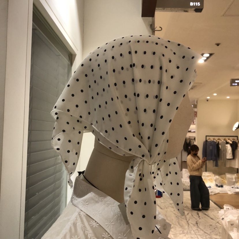 HEBON韓國直郵實拍女裝新品休閑26春夏熱賣推薦職業圍巾披肩HEBON圍巾/披肩