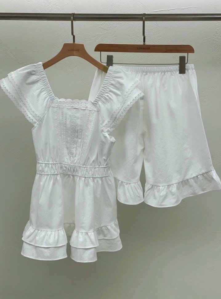 LUNALUZ-L韓國直郵女裝新品推薦熱賣休閑人氣時尚睡衣套裝LUNALUZ睡衣