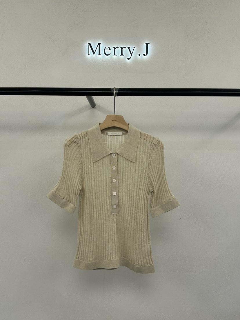 MERRY-J韓國代購女裝新款時尚推薦人氣職業休閑26春夏針織衫MERRY-J針織衫