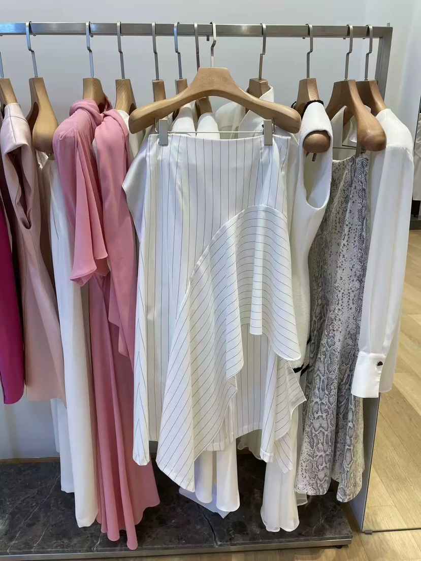 VAN NZILL韓國直郵女士新品人氣熱賣26春夏半身裙中短裙條紋VAN NZILL半身裙/中短裙