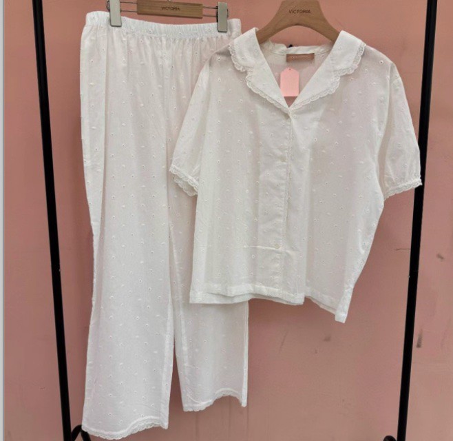 VICTORIA-P韓國直郵女裝新品熱賣職業推薦休閑時尚睡衣純棉VICTORIA睡衣