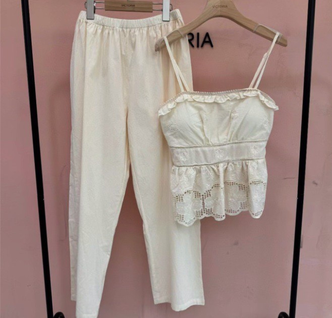 VICTORIA-P韓國東大門直郵女士新款休閑26春夏人氣睡衣純棉VICTORIA睡衣