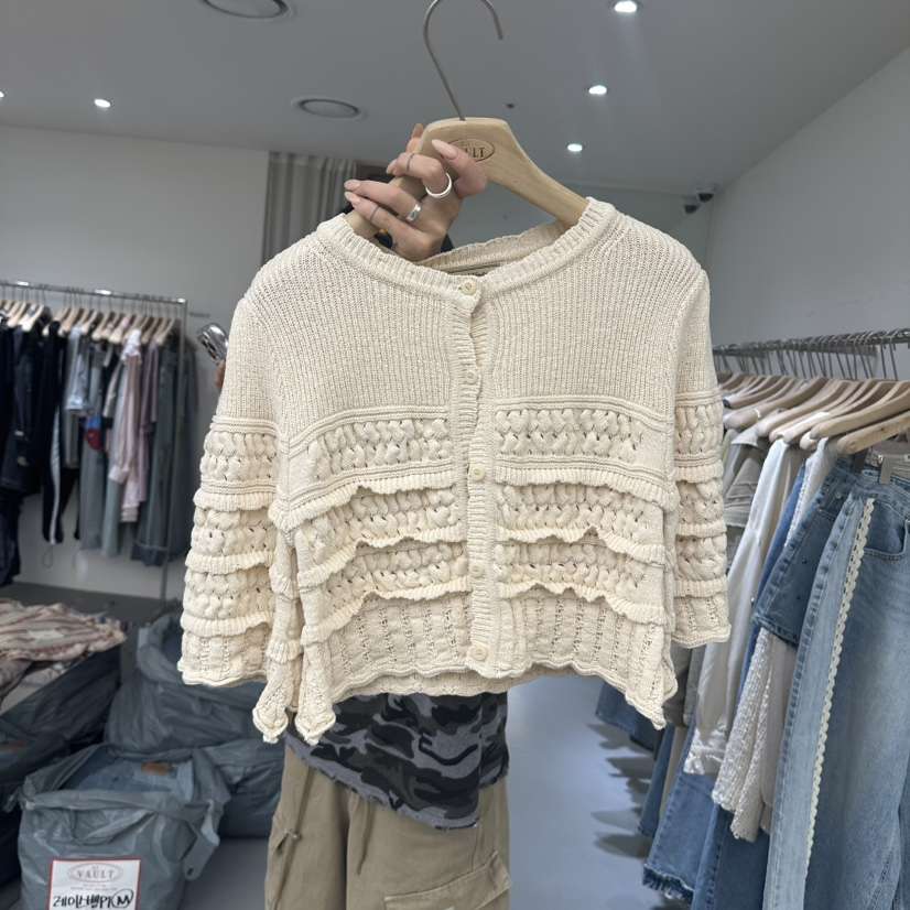 VAULT韓國直郵女士新品職業熱賣時尚推薦26春夏休閑針織衫VAULT針織衫