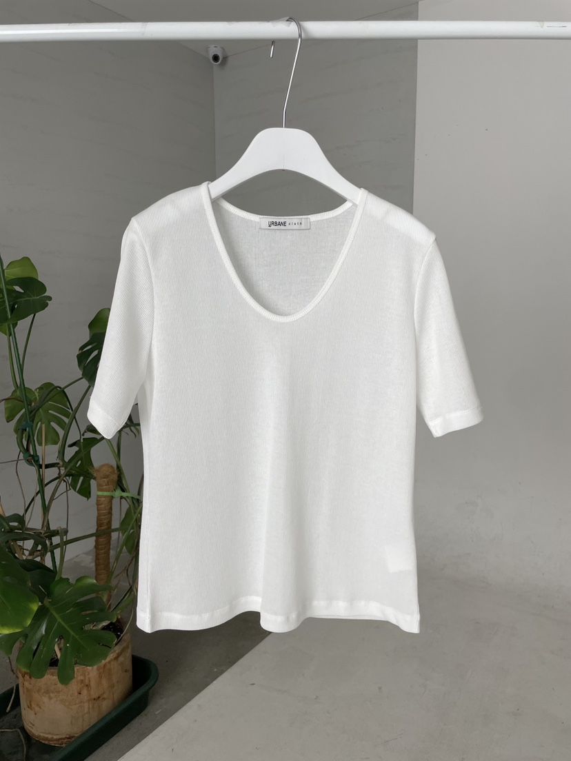 URBANE cloth韓國直郵女士新款26春夏職業推薦時尚人氣T恤URBANE clothT恤