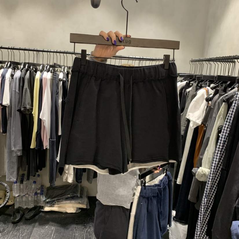 TUG韓國東大門代購女裝新品時尚熱賣推薦人氣26春夏短褲復古TUG短褲