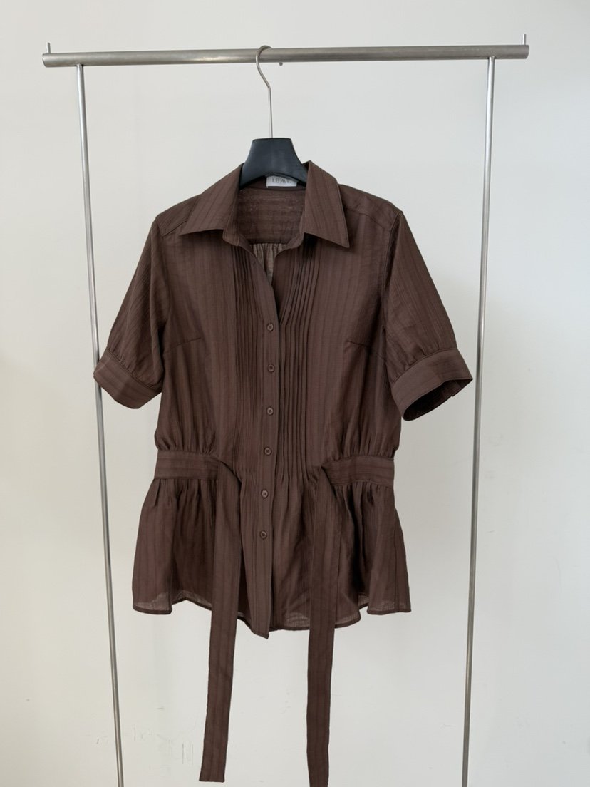 LE AVE韓國代購女裝新品時尚人氣推薦26春夏職業襯衫蕾絲衫LE AVE襯衫/蕾絲衫