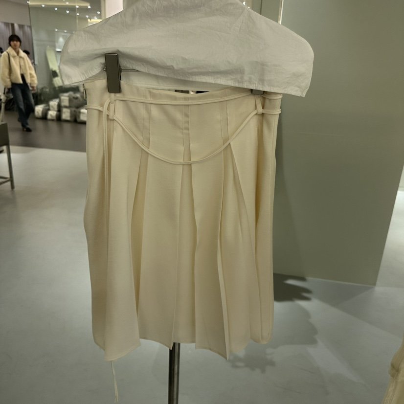 LOVE YOU SO MUCH/MORE THAN YESTERDAY韓國東大門代購女士新款職業半身裙中短裙含腰繩LYSM/MORE THAN YESTERDAY半身裙/中短裙