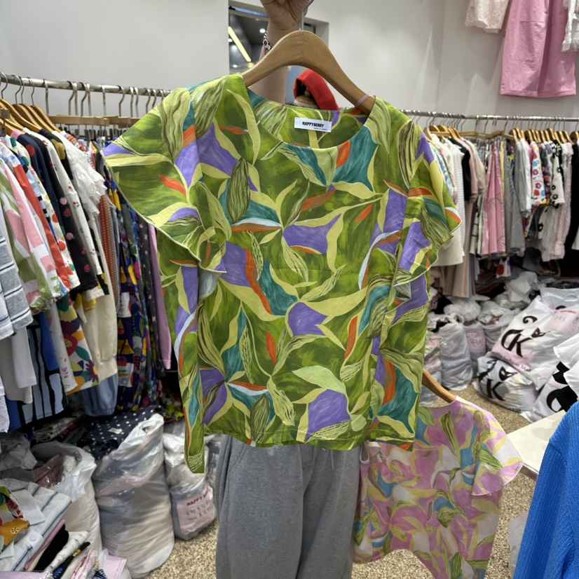 HAPPYBERRY韓國代購女士新品推薦時尚26春夏熱賣襯衫蕾絲衫HAPPYBERRY襯衫/蕾絲衫