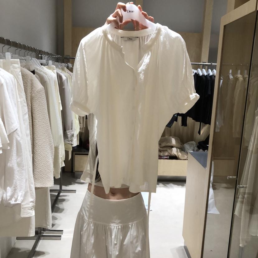 DEUO韓國東大門直郵女士新品推薦時尚26春夏職業襯衫蕾絲衫DEUO襯衫/蕾絲衫