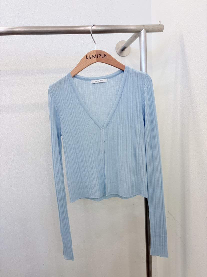 LUMIPLE韓國東大門代購女士新款職業時尚熱賣針織衫開衫羅紋LUMIPLE針織衫