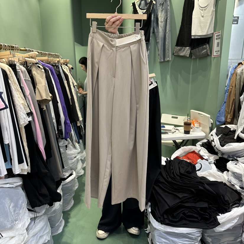 ROMANTIC NEWYORK韓國直郵實拍女裝新品26春夏職業休閑褲ROMANTIC NEWYORK休閑褲