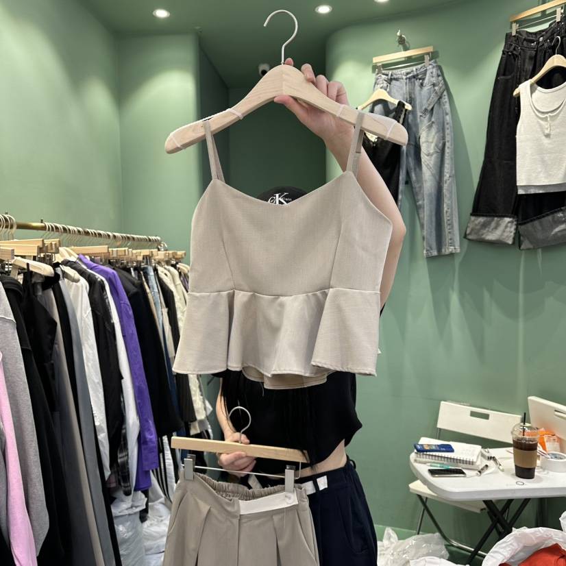 ROMANTIC NEWYORK韓國代購女士新款職業26春夏熱賣吊帶背心ROMANTIC NEWYORK吊帶/背心