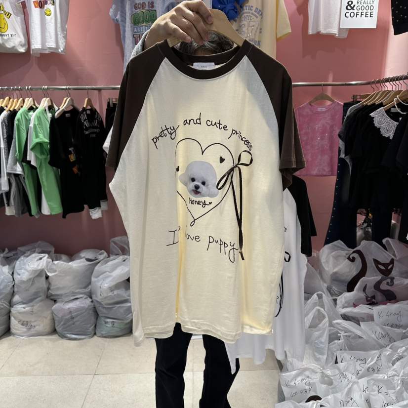 K STORY韓國代購女裝新品休閑人氣熱賣時尚26春夏職業T恤K STORYT恤