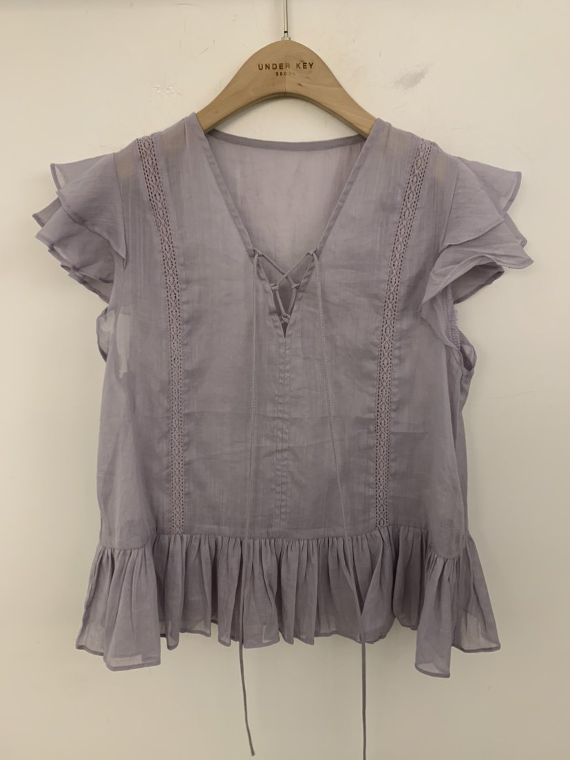 UNDER KEY韓國東大門代購女裝新款人氣熱賣休閑襯衫蕾絲衫UNDER KEY襯衫/蕾絲衫