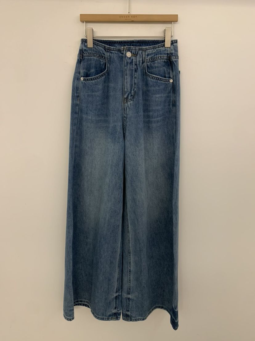 UNDER KEY韓國東大門代購女裝新品熱賣職業休閑時尚牛仔褲UNDER KEY牛仔褲