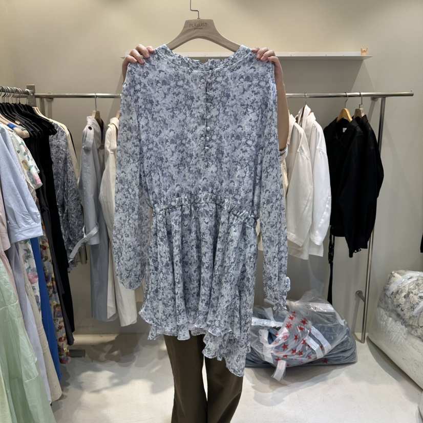 HER/PLAYLIST韓國直郵女裝新品職業推薦休閑時尚26春夏連衣裙HER/PLAYLIST連衣裙