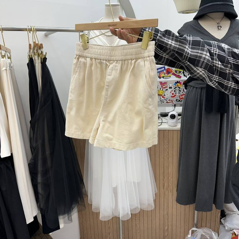DELIGHT-Q韓國直郵實拍女士新品26春夏時尚人氣短褲水洗DELIGHT-Q短褲