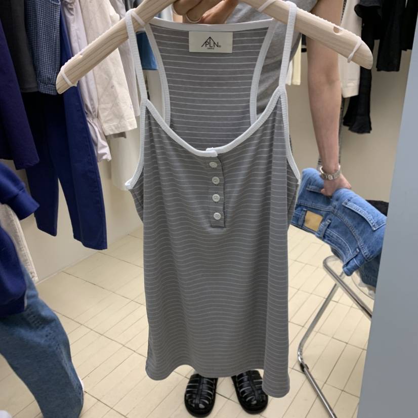 THEPLAN韓國東大門直郵女士新款26春夏時尚吊帶背心不含內搭THE PLAN吊帶/背心