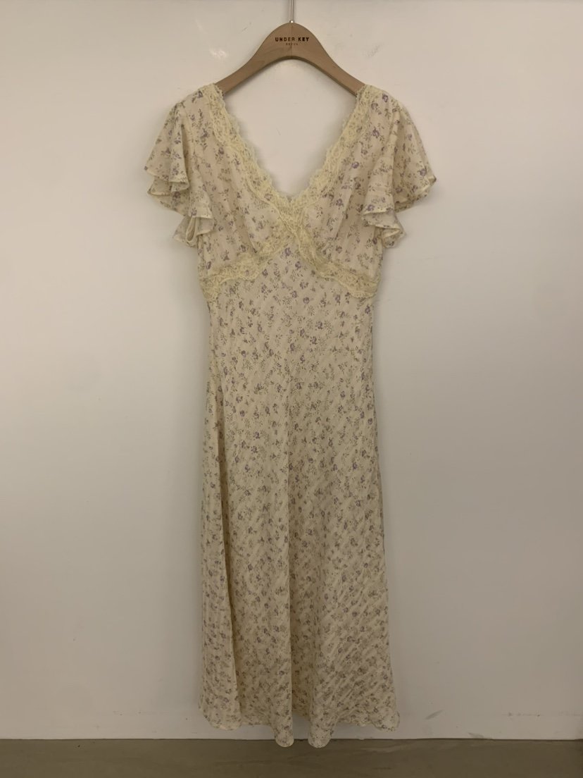 UNDER KEY韓國東大門代購女士新款休閑職業推薦連衣裙蕾絲UNDER KEY連衣裙